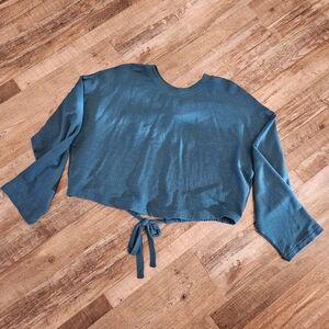 Fableletics back tie sweatshirt.